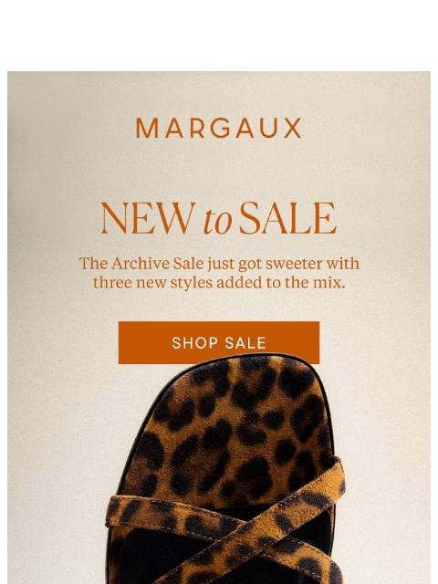 margauxny newsletter: NEW ADDITIONS TO SALE