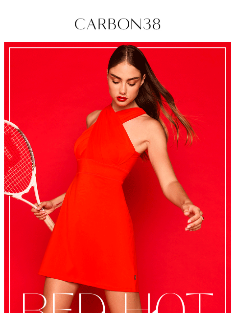 carbon38 newsletter: RED HOT ACTIVE ❤️‍🔥