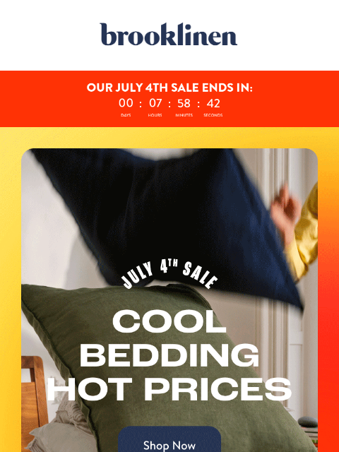 brooklinen newsletter: LAST CHANCE TO SHOP AWARD WINNERS ON SALE