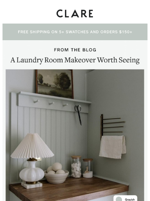 clare newsletter: Laundry day just got a whole lot better