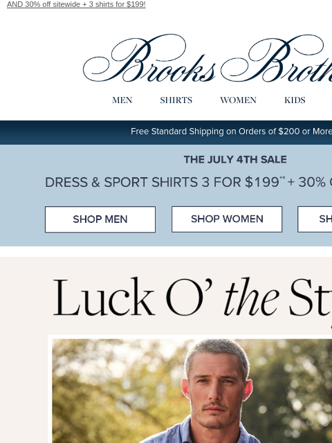 brooksbrothers newsletter: The best linen shirts in your wardrobe (they’re Ir...