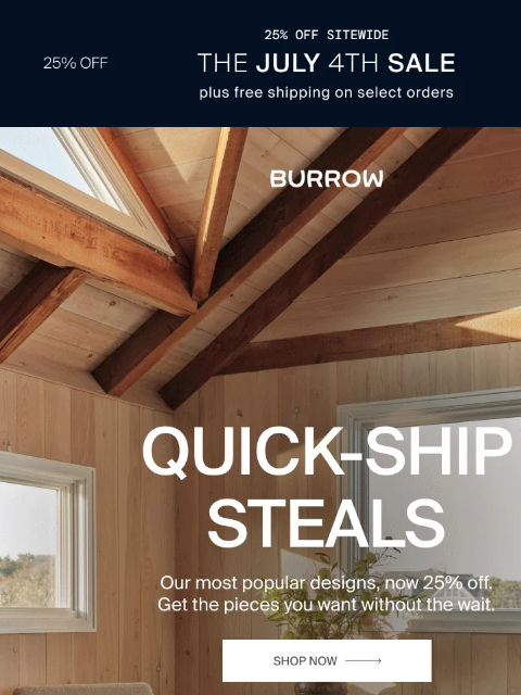 burrow newsletter: Ready when you are