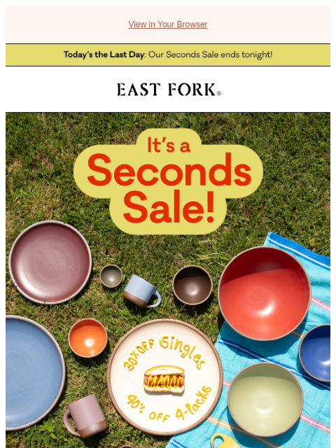 eastfork newsletter: Last call for Seconds!