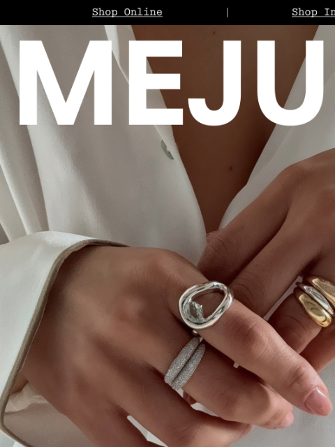 mejuri newsletter: Style Notes: Stacking