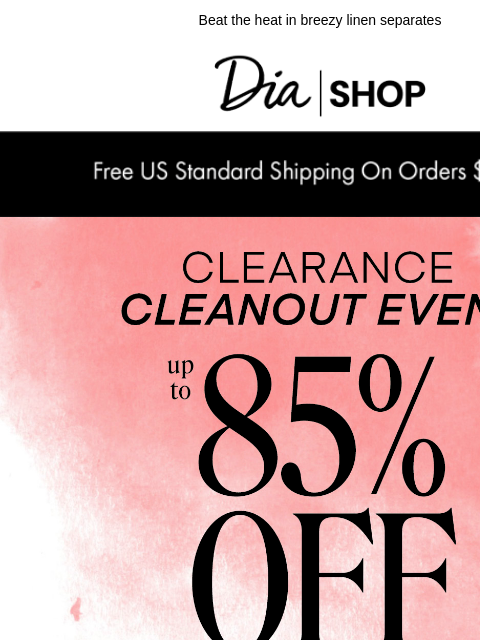 dia newsletter: Cool Linen Layers