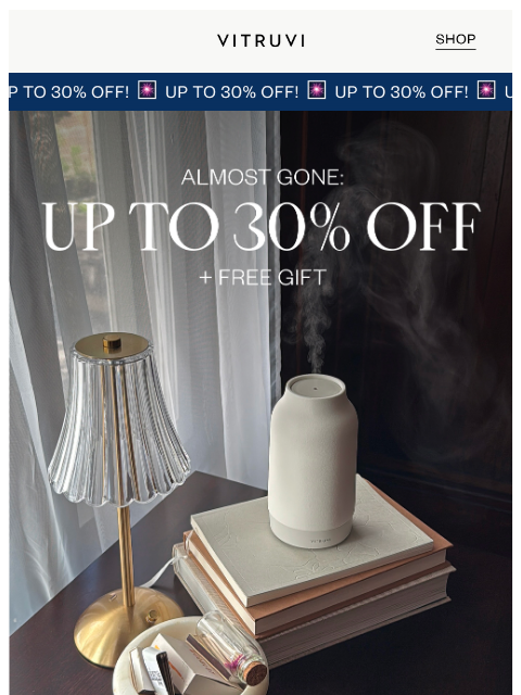 vitruvi newsletter: Ending Soon! Don’t Miss your Chance To Save 🚨