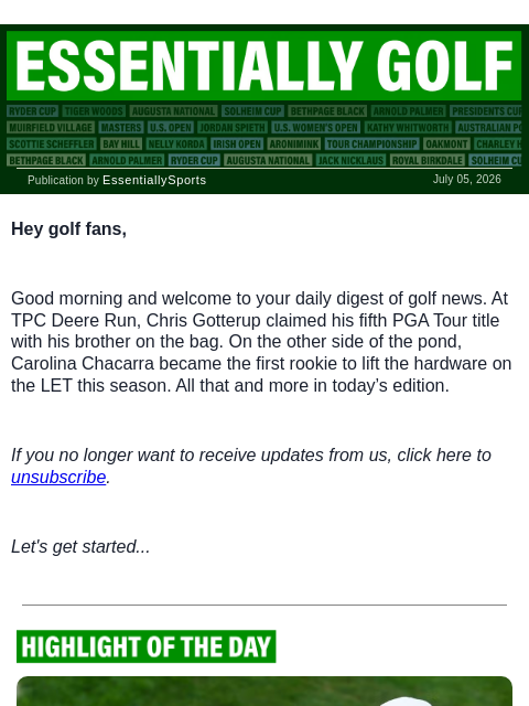 newsbreakexpress newsletter: Gotterup’s Family Triumph & Hull’s Perfect Respons...