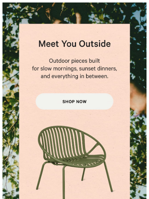sundays-company newsletter: Your Patio is Calling ☀️