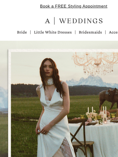 anthropologie newsletter: EXCLUSIVE by Watters: Luna Gown