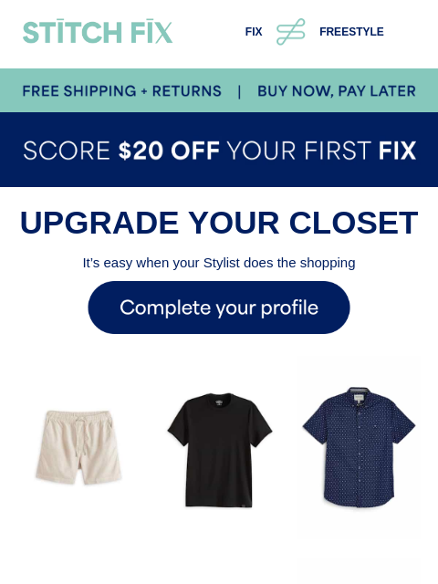 stitchfix newsletter: A preview of your potential Fix