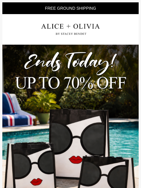 aliceandolivia newsletter: LAST DAY: Up to 70% Off!!!!