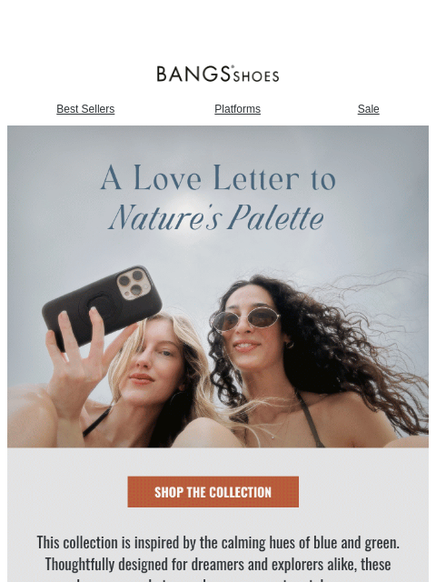 bangsshoes newsletter: 🌿 The Blue & Green Edit