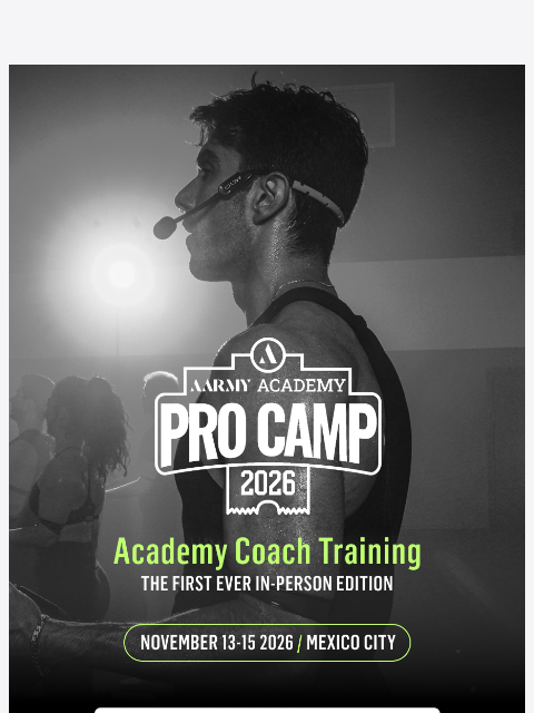 aarmy newsletter: Pro Camp 1 — Registration Is Open 🏆
