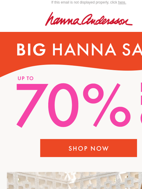 hannaandersson newsletter: Hanna Sale Ends Soon ⏰ Don’t Miss Your Chance