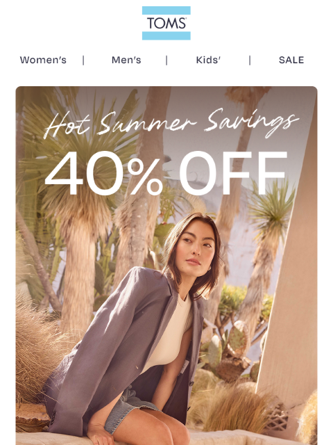 toms newsletter: The Hottest Deal on Diana Sandals