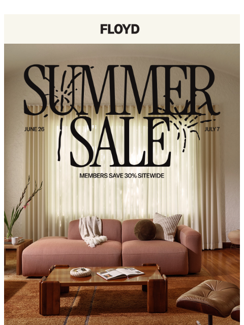 floydhome newsletter: Final hours for sitewide savings!