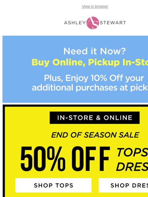 ashleystewart newsletter: The summer tops that go with EVERYTHING in your cl...