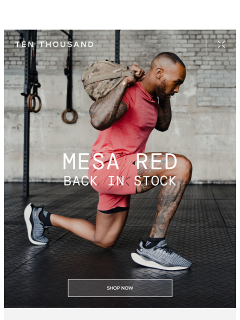 tenthousand newsletter: Built For The Bold: Mesa Red