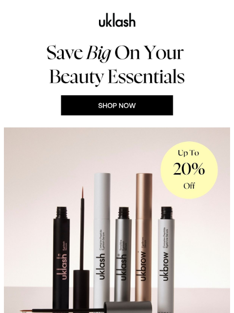 uklash newsletter: The Kits You Love – Now Up to 20% Off 🤩