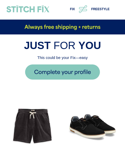 stitchfix newsletter: Backyard hangs > checkout lines