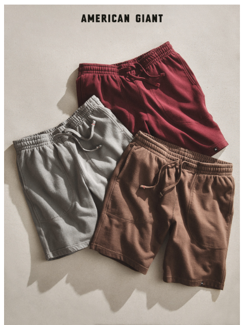 american-giant newsletter: Your Favorite Sweatshort, Now in a New Color