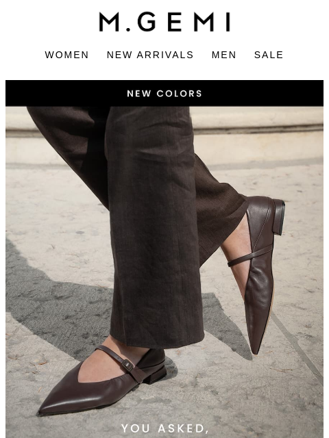 mgemi newsletter: You Asked For New Colors…