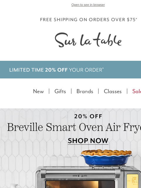 surlatable newsletter: Your Kitchen, Powered by Breville 💡 