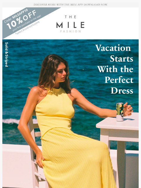 orchardmile newsletter: The Dresses Worth Packing First