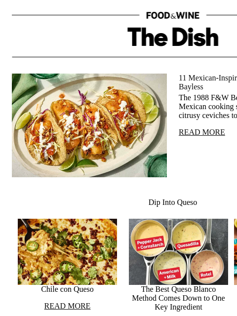 foodandwine newsletter: 11 Mexican-Inspired Recipes From Chef Rick Bayless