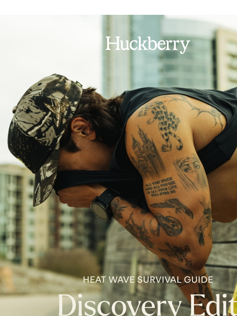 huckberry newsletter: A Heat Wave How-To From Our New Stylist