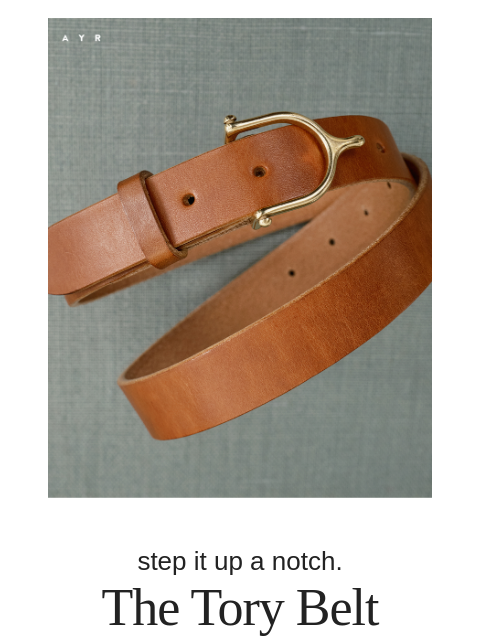 ayr newsletter: your outfit’s secret weapon