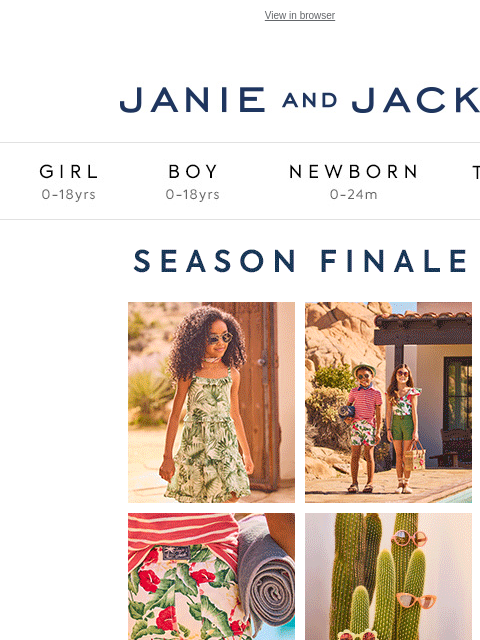 Up to 60% off 1000s of styles. View in browser Stores Janie and Jack Girl Boy Newborn Tween Janie and Jack Girl Boy Newborn Tween We Think You'll Love These Girl Boy Newborn Girl Newborn Boy