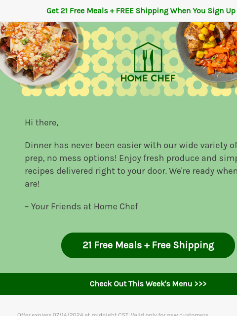 21 Free Meals + Free Shipping is ALL YOURS ͏ ͏ ͏ ͏ ͏ ͏ ͏ ͏ ͏ ͏ ͏ ͏ ͏ ͏ ͏ ͏ ͏ ͏ ͏ ͏ ͏ ͏ ͏ ͏ ͏ ͏ ͏ ͏ ͏ ͏ ͏ ͏ ͏ ͏ ͏ ͏ ͏ ͏ ͏ ͏ ͏ ͏ ͏ ͏ ͏ ͏ ͏ ͏ ͏ ͏ ͏ ͏ ͏ ͏ ͏ ͏ ͏ ͏ ͏ ͏ ͏ ͏ ͏ ͏ ͏ ͏ ͏ ͏ ͏ ͏ ͏ ͏ ͏ ͏ ͏ ͏ ͏ ͏ ͏