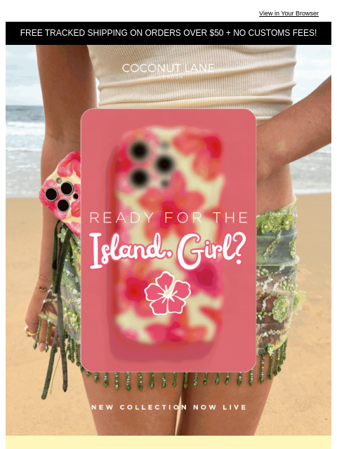 coconut-lane newsletter: The NEW Island Girl collection 🌺🌼🌸