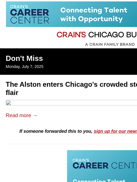 crainalerts newsletter: How this new steakhouse is setting itself apart