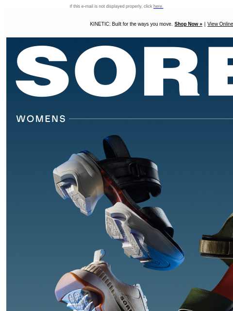 sorel newsletter: One Collection, Five Energized Styles