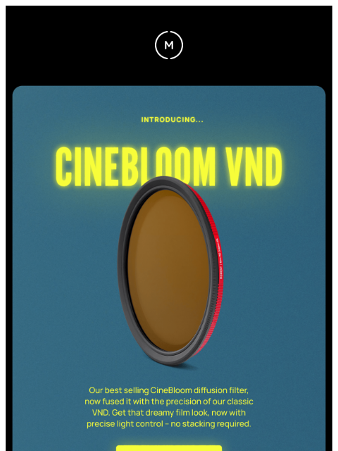 shopmoment newsletter: Introducing: CineBloom VNDs