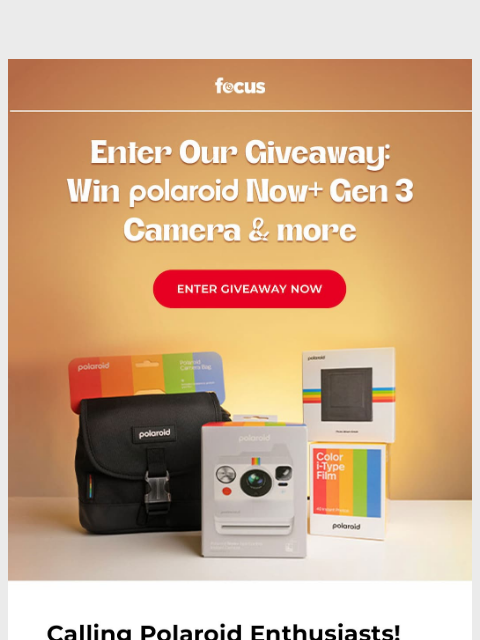 focuscamera newsletter: This Polaroid giveaway is too good to miss