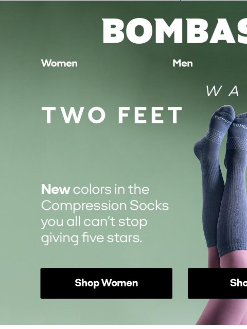 bombas newsletter: New Summer Compression Colors