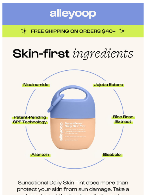 meetalleyoop newsletter: The science behind your SPF ☀️🧴