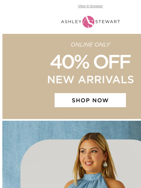 ashleystewart newsletter: Get into the swing of summer 👗