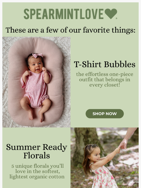 spearmintlove newsletter: ✨ These Are a Few of Our Favorite Things… 🎶