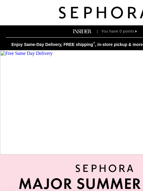 sephora newsletter: LAST DAY 👀 Up to 50% off select beauty!
