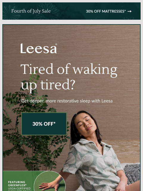 leesasleep newsletter: Does your mattress feel like it’s from 1776?