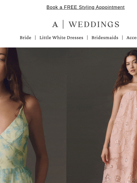 anthropologie newsletter: PEAK floral dress season 🌸