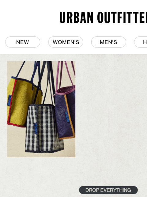 urbanoutfitters newsletter: Drop Everything: NEW BAGGU Fall Collection 😍