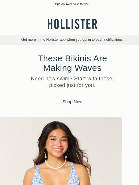 hollisterco newsletter: For your next beach day 🏖️