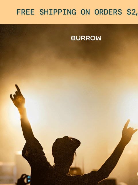 burrow newsletter: Plot twist. Up to 50% off is still on