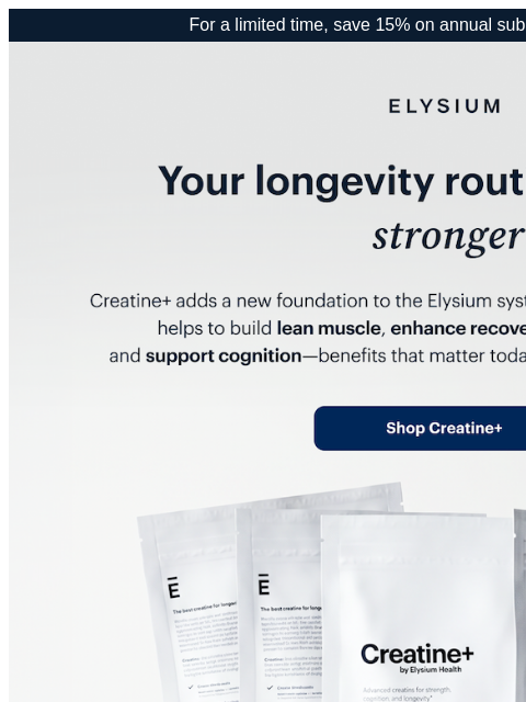 elysiumhealth newsletter: Your longevity protocol just got stronger