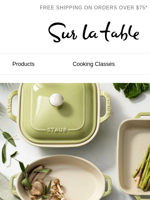surlatable newsletter: Staub Makes Hosting Easy